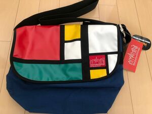 [ new goods unused ]ManhattanPortage Manhattan Poe te-jiMP1606V messenger bag patch 