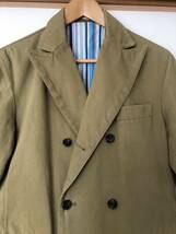 【中古】UNITED ARROWS　ユナイテッドアローズ　green label relaxing　GLR SFODERATO　コート　S　ベージュブラウン_画像2