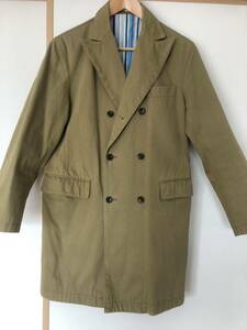 【中古】UNITED ARROWS　ユナイテッドアローズ　green label relaxing　GLR SFODERATO　コート　S　ベージュブラウン