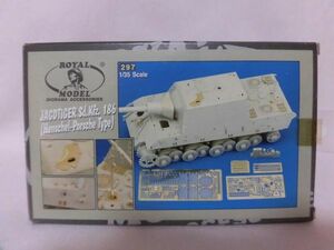 ロイヤルモデル 297 1/35 ヤクトティーガー Sd.Kfz.186用エッチング,レジンパーツセット (ヘンシェル,ポルシェ両用)[1]Z0298