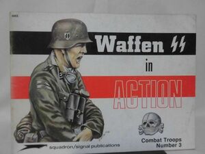 洋書 Combat TroopsNumber 3 ドイツ軍武装SS 写真資料本 Waffen SS in ACTION squadron/signal publications発行[1]Z0328