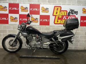 ヤマハ　YAMAHA　XV250ビラーゴ　XV250 VIRAGO　3DM　書類有り　場内走行確認済み　始動動画有り　売り切り　未整備　現状車　バンガレ