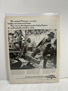 1968年6月7日号LIFE誌広告切り抜き【TERMOS サーモス】アメリカ買い付け品60sビンテージUSAインテリアアウトドアブランドファッション
