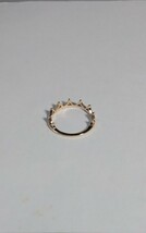 K10YGダイヤピンキーリング！0.02ct.。2.5号。「NOJESS(ノジェス)」。_画像7