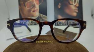 トムフォード 眼鏡 ブルーカットレンズ アジアンモデル 送料無料 税込 新品 TF5861-D-B 052 ハバナカラー