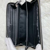 coach コーチ 長財布 ラウンドジップ 豹柄 PVC レザー F53414 レオパード ヒョウ柄 ラウンドジップ ファスナー_画像6