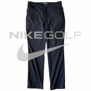 NIKE GOLF TOUR PERFORMANCE スリムフィットストレッチパンツ/吸汗速乾DRI-FITドライ素材/ナイキゴルフ/ブラック/35/XXL/大きいサイズ