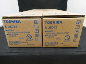 東芝 純正トナーS-25072 2本セット　新品未開封品　e-STUDIO 2006/2007/2309A用