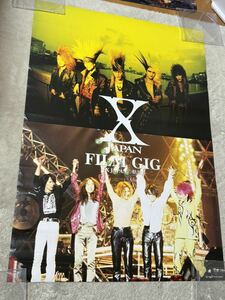 X JAPAN FILM GIG 非売品 ポスター Yoshiki Toshi hide pata heath