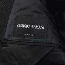 頂点のピュアカシミヤ100％◎!!! 70万 最高級イタリア製 GIORGIO ARMANI / ジョルジオ アルマーニ 唯一無二のモード感を放つ コート 48 L_画像3