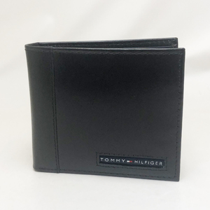 新品 TOMMY HILFIGER トミーヒルフィガー 折財布 25X023 ブラック