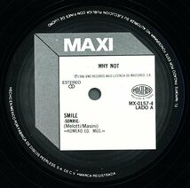 【12”/Italo Disco】Why Not - Smile -Sonrie- ＜メキシコ盤＞ インスト系イタロディスコ [試聴]_画像7