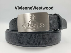 【V-61】【VivienneWestwood】 ヴィヴィアン　レザーベルト 黒