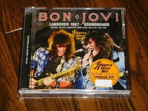 未開封新品 BON JOVI / LANDOVER 1987 + SLIPPED INTO THE NIGHT: VANCOUVER 1987 初回ナンバリングステッカー付 ZODIAC