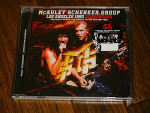 未開封新品 McAULEY SCHENKER GROUP / LOS ANGELES 1990 初回ナンバリングステッカー付 ZODIAC Michael Schenker Robin McAuley