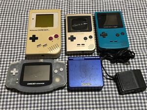 即決 送料込み 初代ゲームボーイ DMG-01 ポケット MGB-001 カラー CGB-001 アドバンス AGB-001 SP AGS-001 まとめ 任天堂 ニンテンドー