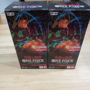 【BOX】 ONE PIECEカードゲーム 双璧の覇者 【OP-06】 2box ワンピースカードゲーム　ゾロ　パラレル　BANDAI BOX ボックス　サンジ　ナミ