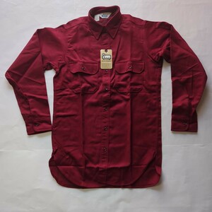 VINTAGE WOOLRICH Chamoisシャツ MADE in USA DEAD STOCK 送料無料!