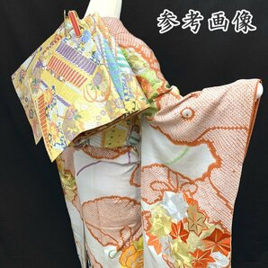 〇アンティーク 振袖 五つ紋 金駒刺繍 絞り 薬玉 成人式 結婚式〇 312z24の画像10