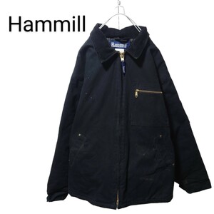 【Hammill】コーデュロイ襟 中綿入りダックジャケット A-1478