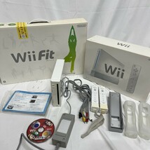 Wii 本体 Wii fit 箱 コントローラー付き スーパーマリオブラザーズ ゲーム機本体 関Y1102-22_画像2