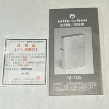 mila schor M-105 ミラショーン ガスライター 動作確認済 金3ミクロン　20000円 室D1110-37_画像10