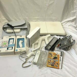 任天堂 Wii 本体 RVL-001 バランスWiiボード RVL-021 ヌンチャク はじめてのWiiパック まとめてセット 石Y1221-30