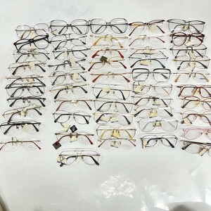 未使用 50点 眼鏡 メガネフレーム 大量 まとめてセット effile SOARE 純チタンフレーム 東レ ツーポイント 50万円以上 室D1201-33