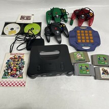 任天堂 NINTENDO 64 本体 コントローラー スーパーマリオ マリオゴルフ 牧場物語 オトカルチョ まとめてセット 　角D1010-34_画像1