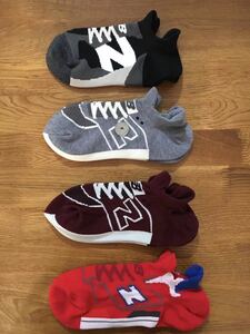 新品ニューバランスnew balance メンズソックス靴下4足セット61082