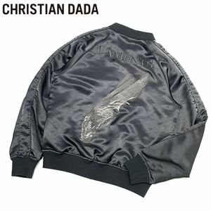 美品 国内正規品 CHRISTIAN DADAクリスチャンダダ CDM-19S-0112A LAMENTS EMBROIDERY スーベニアジャケット 46 ブラック