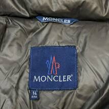 正規品 MONCLER モンクレール DOWN JACKET ジップアップ ダウンジャケット 青タグ 14 メンズ ブラウン_画像9