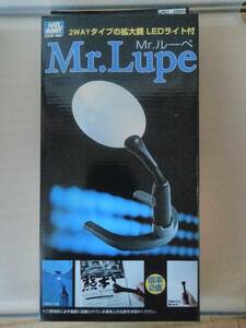 Mr. magnifier Mr.Lupe plastic model made magnifying glass lighting breaking the seal ending 