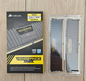 Corsair Vengeance LPX DDR4 CMK16GX4M2A2666C16 (8GB x 2) - 箱あり