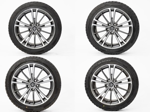 【中古】DUNLOP WINTER MAX WM01 215/45R17スタッドレス・タイヤホイールセット ZN6/ZC6 トヨタ86/BRZ 等