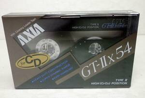 ★即決! 新品 送料140円 富士フィルム AXIA カセットテープ 1本 ハイポジ GT-ⅡX 54 TYPEⅡ★