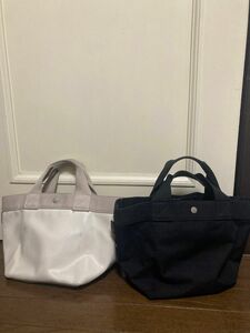 ROOTOTE 白黒ハンドバッグセット