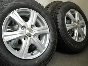 ■USED■アルミ付き スタッドレスタイヤ＆145/80R13 4本■軽自動車サイズ■