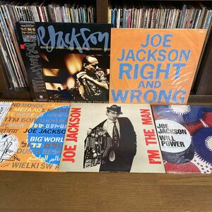 LP レコード JOE JACKSON 5枚セット LIVE1980-86/Right and Wrong/Big World/I’m The Man/Will Power