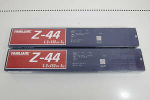未使用品 Shinko 神鋼溶接棒 FAMILIARC Z-44 (4.0x450mm 5kgｘ2個) 合計10kg 未開封品 ⑤