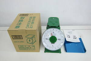 未使用品 YAMATO 大和製衡 中型上皿自動はかり SM-2 秤量:2Kg グリーン 箱入 ①