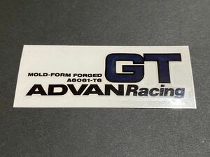 【3枚セット】ADVAN Racing GT アドバンレーシング 黒 YOKOHAMA WHEEL 横浜ホイール 黒 ブラック ステッカー シール 黒 ドリフト 走り屋