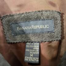 banana republic 極上 レザージャケット レザーブルゾン シャツジャケット ジップアップ 本革 バナナリパブリック【送料一律/同梱可能】H_画像10