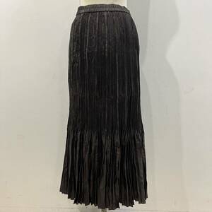 SPECCHIO PLEATS プリーツスカート ロングスカート フレア ウエストゴム ペチコート付き スペッチオプリーツ【レターパックプラス郵送可】H