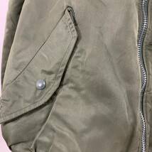 VINTAGE ALPHA INDUSTRIES USA製 アメリカ製 MA-1 フライトジャケット MIL-J-82790J 希少 アルファインダストリーズ【送料一律/同梱可能】A_画像8