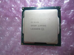 7866★CPU Intel Core i5 9400 2.90GHz SRG0Y 動作品