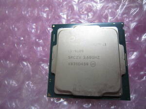 7871★Intel CPU Core i3-9100 3.60GHZ SRCZV 動作品