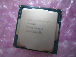 7872★CPU Intel Core i3-8100 3.60GHZ SR3N5 動作品