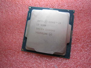 7948★Intel CPU Core i3-9100 3.60GHZ SRCZV 動作品