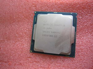 7960★Intel CPU Core i3-9100 3.60GHZ SRCZV 動作品